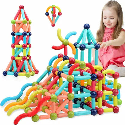 Kiddo STEM Magnetic Blocks – Learning Toy (36 Pieces)