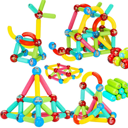 Kiddo STEM Magnetic Blocks – Learning Toy (36 Pieces)