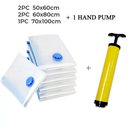 5Pcs Air-Tight Vacuum Storage Bag Set