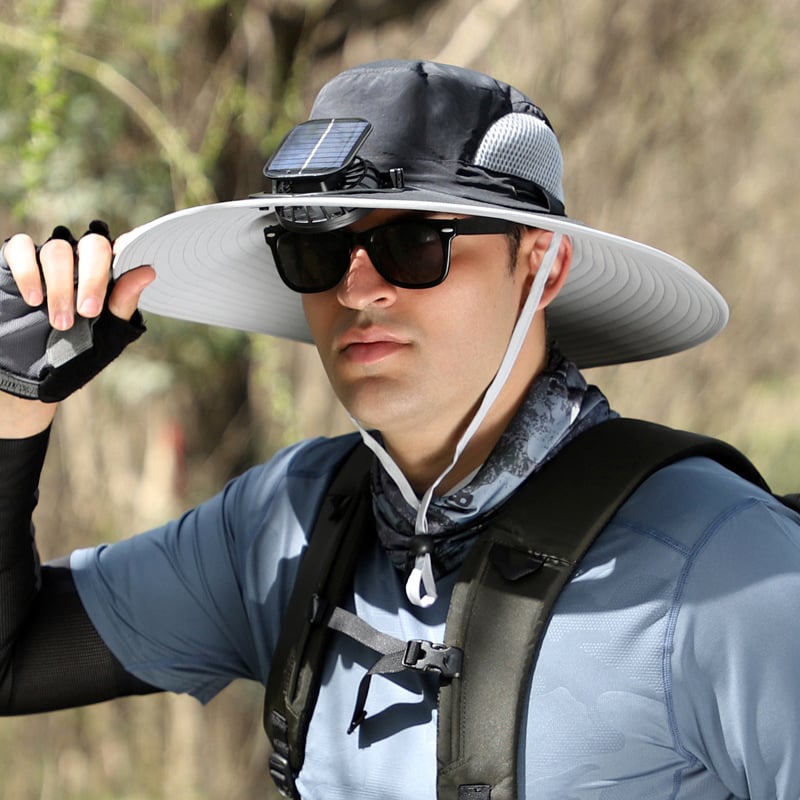 Solar Fan Hat