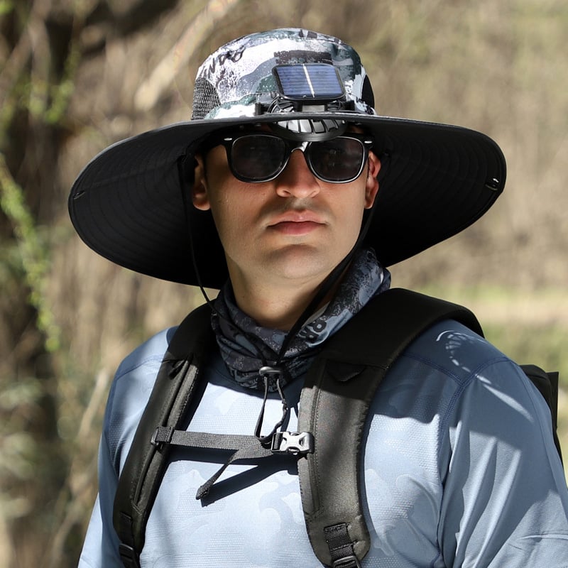 Solar Fan Hat